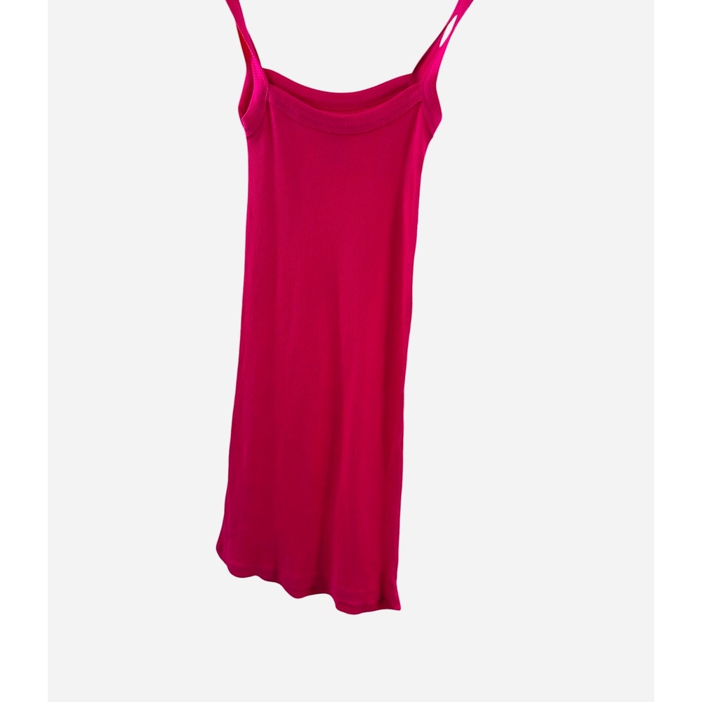 Carnival Fashion Pink Ribbed Sleeveless Dress Womens Size S Casual‎